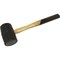 Dynamic Tools 1lb Rubber Mallet, Hickory Handle D041000 - alternate 3